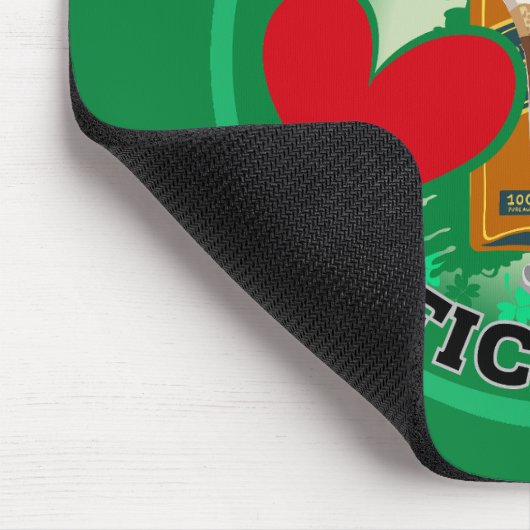Irish Coffee Aficionado, Mousepad (Ecke)