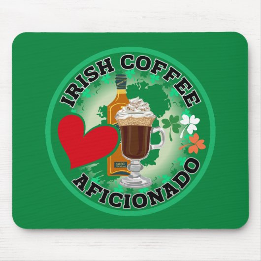Irish Coffee Aficionado, Mousepad (Vorne)