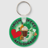 Irish Coffee Aficionado. Schlüsselanhänger (Rückseite)
