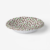 Irish Coffee Beans and Shamrocks Funny Design Pappteller (Gewinkelt)