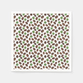 Irish Coffee Beans and Shamrocks Funny Design Serviette (Vorderseite)