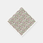 Irish Coffee Beans and Shamrocks Funny Design Serviette (Ecke)