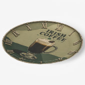 Irish Coffee Celtic Pub Decor  Pappteller (Schrägansicht)