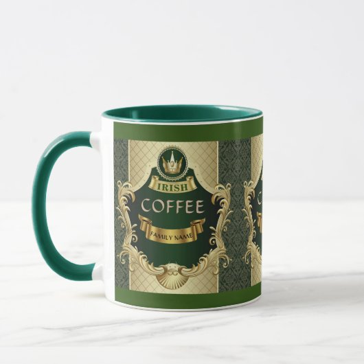 Irish Coffee Cuppa St, Paddy's Personalized Mug Tasse (Links)