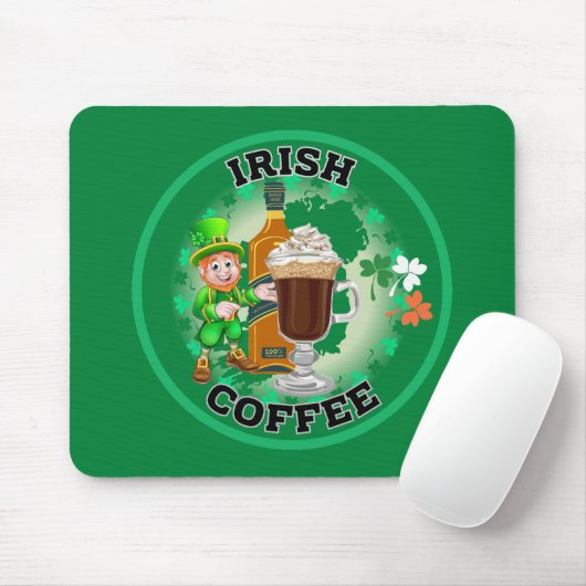 Irish Coffee - Ein Elixier. Mousepad (Mit Mouse)