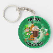Irish Coffee - Ein Elixier. Schlüsselanhänger (Vorderseite)