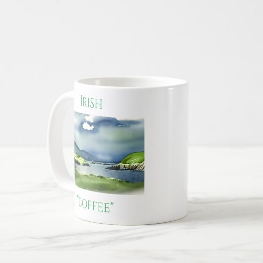 Irish Coffee Kaffeetasse (Vorderseite Links)