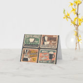 Irish Coffee Karte (Gelbe Blume)