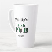 Irish Coffee Latte Tasse Cup Bar Tavern Design (Linke Ecke)