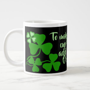 Irish coffee/perfect cup 18 Irland Kleeblatt/schwa Jumbo-Tasse