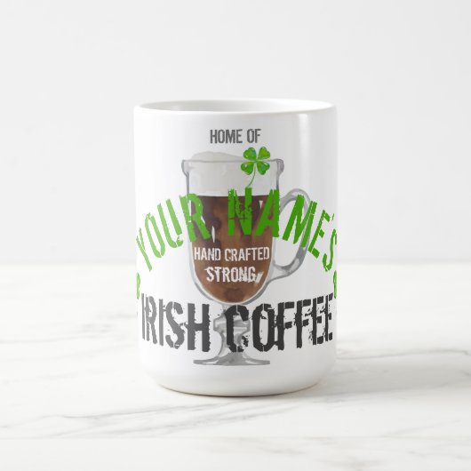 Irish Coffee Personalisiert Kaffeetasse (Mittel)