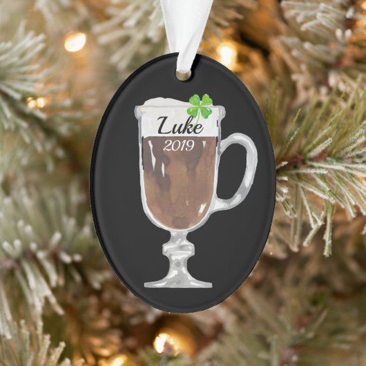 Irish Coffee Personalisiert Ornament (Baum)