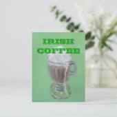 IRISH COFFEE POSTKARTE (Stehend Vorderseite)