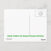 IRISH COFFEE POSTKARTE (Rückseite)