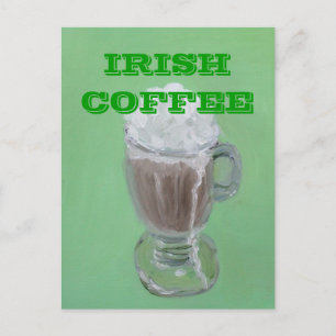 IRISH COFFEE POSTKARTE