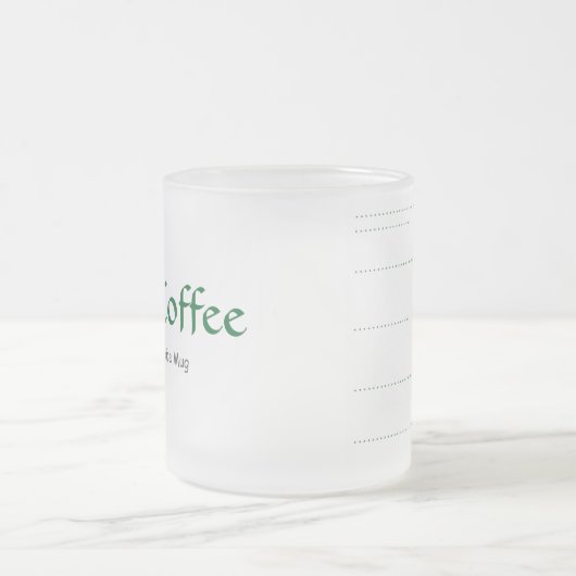 Irish Coffee Recipe Tasse (Mittel)