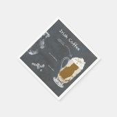 Irish Coffee Serviette (Ecke)