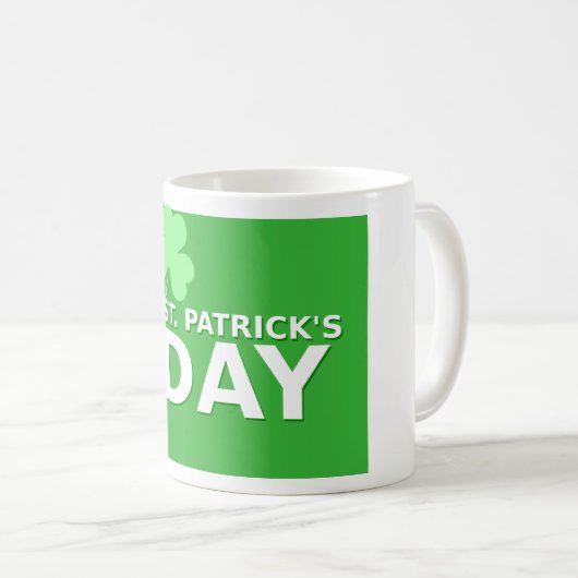 Irish Coffee Tasse mit Leprechaun Design (VorderseiteRechts)