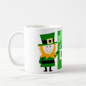 Irish Coffee Tasse mit Leprechaun Design (Links)