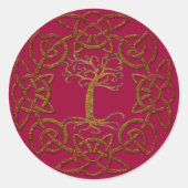 Irish Collection Runder Aufkleber (Vorderseite)