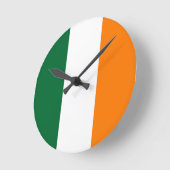 Irish Colors Runde Wanduhr (Winkel)