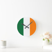 Irish Colors Runde Wanduhr (Zuhause)