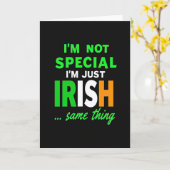 Irish Colors Text Card Karte (Gelbe Blume)
