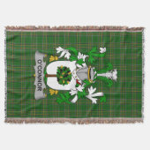 Irish Connor oder O_Connor (Faly) Coat of Arms Fam Decke (Vorderseite)
