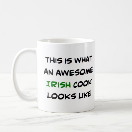 irish cook, awesome kaffeetasse (Links)