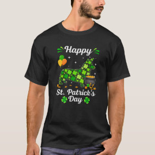 Irish Corgi Dog Niedliches Kleeblatt St.Patrick's T-Shirt