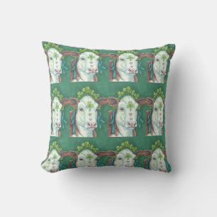 Irish Cow ST. PATRICK'S DAHEIFER THROW PILLOW Kissen