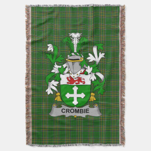 Irish Crombie Coat of Arms Familienwappen Irland I Decke
