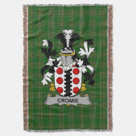 Irish Cromie Coat of Arms Familienwappen Irland Decke