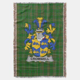 Irish Cromwell Coat of Arms Familienwappen Irland Decke
