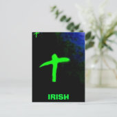 , IRISH CROSS POSTKARTE (Stehend Vorderseite)