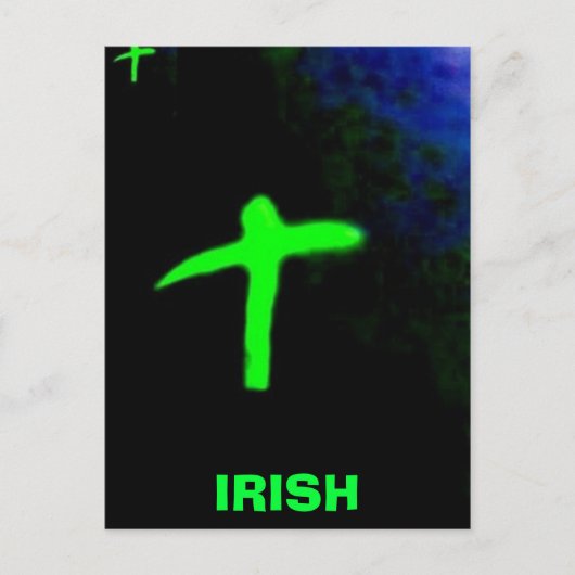 , IRISH CROSS POSTKARTE (Vorderseite)