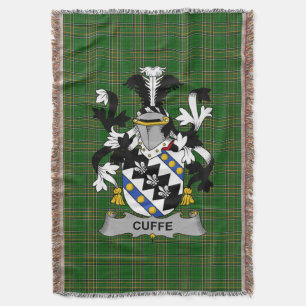 Irish Cuffe Coat of Arms Familienwappen Irland Decke