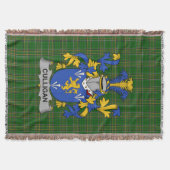 Irish Culligan oder McColgan Coat of Arms Family C Decke (Vorderseite)