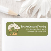 Irish Cupcake St. Patricks Day Address Labels (Insitu)