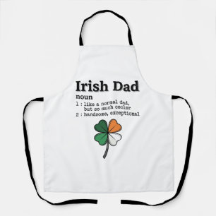 Irish Dad Lustige Definition Klee Vintage-Shirt Schürze