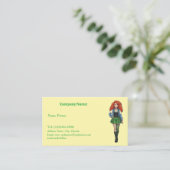 irish dall  visitenkarte (Stehend Vorderseite)