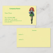 irish dall  visitenkarte (Vorne/Hinten)