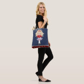 Irish Dance Blond Girl Soft Shoe Blue, Red Tasche (Am Model)