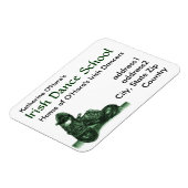 Irish Dance Business Card Premium Magnet (Linke Seite)