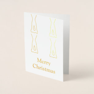 Irish Dance Christmas Card Folienkarte