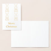 Irish Dance Christmas Card Folienkarte (Anzeige)