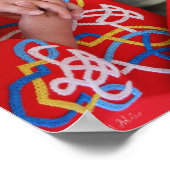 Irish Dance Dress Poster (Ecke)