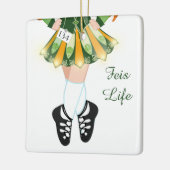 Irish Dance Feis Wettbewerb Feis Life Weihs Keramikornament (Links)