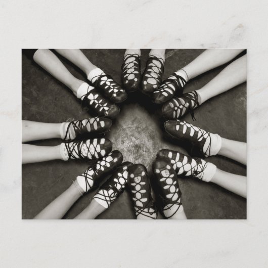 Irish Dance Ghillies Postcard Postkarte (Vorderseite)