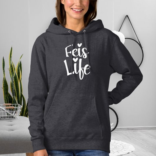 Irish Dance Heart Typografy Niedlich Feis Life Hoodie